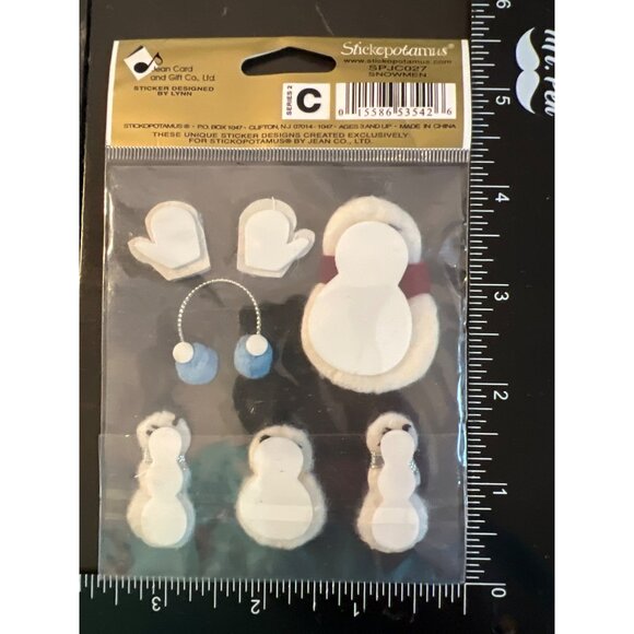 Jolees Boutique Snowmen Sticker Collage Set SPJ027 - Picture 2 of 2